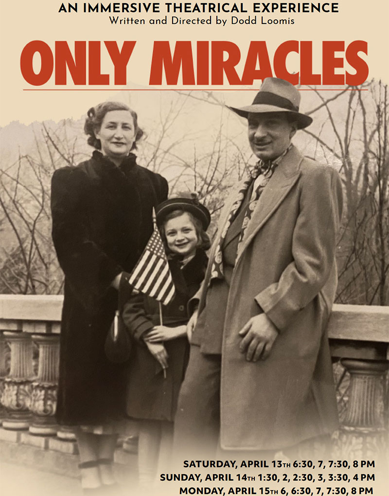 Event poster for Only Miracles