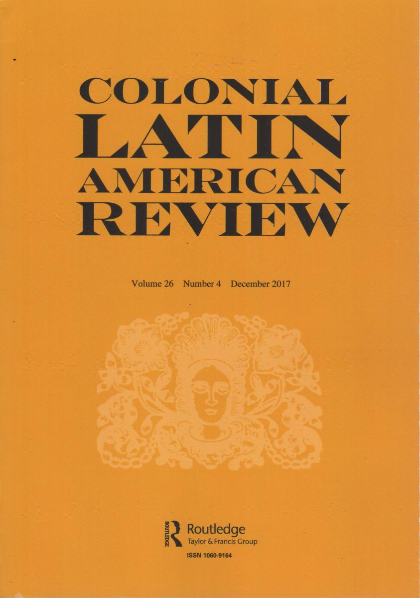 Book cover for Colonial Latin American Review
