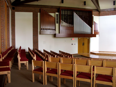 Myra Clare Rogers Memorial Chapel view from back