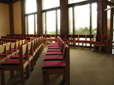 Myra Clare Rogers Memorial Chapel view from back