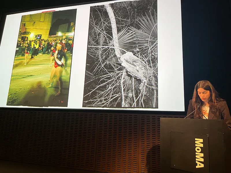 Gabrielle Garcia Steib, MFA candidate @tulanephoto, presented her work to an audience at the Museum